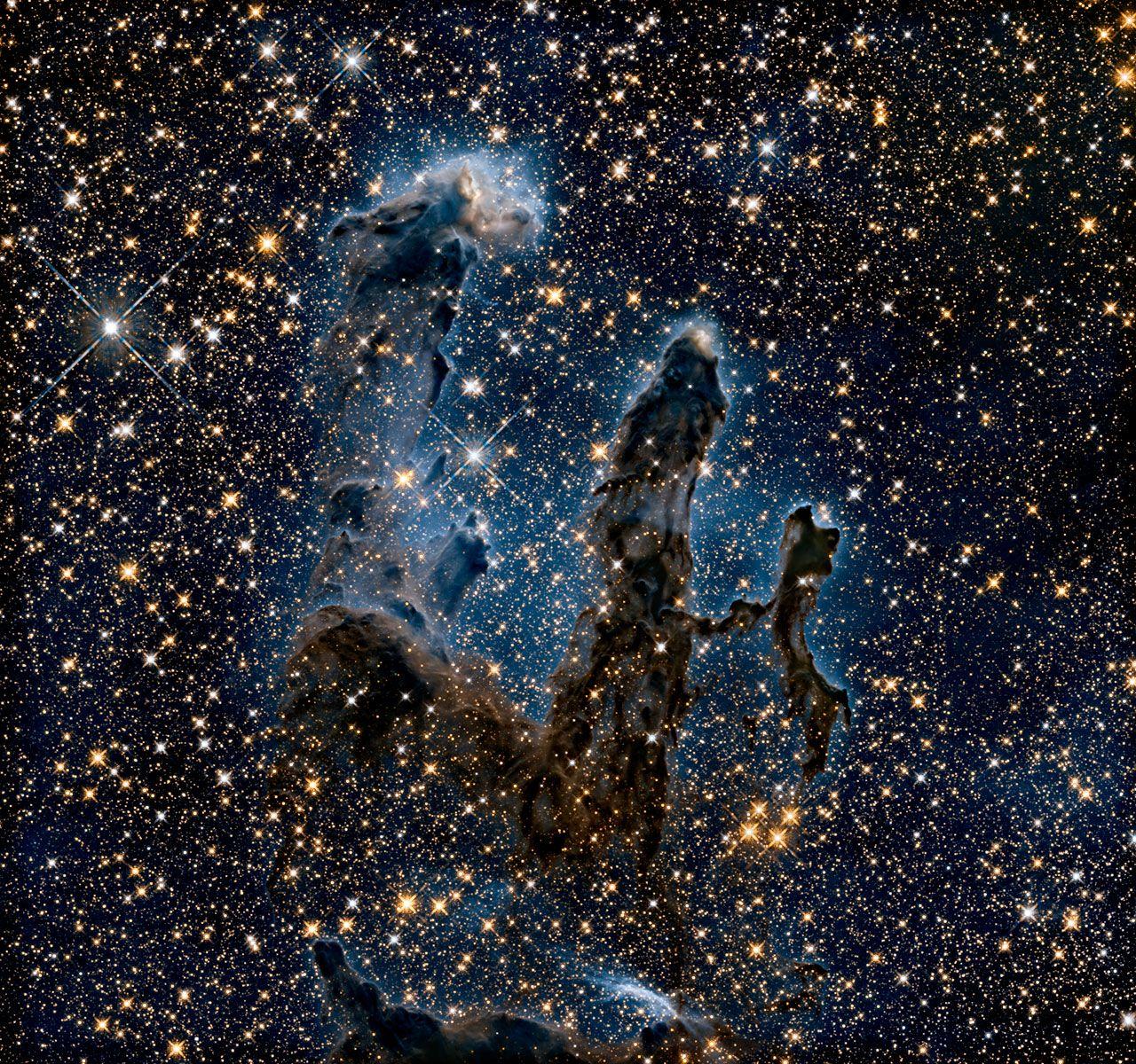 New View Of The Pillars Of Creation