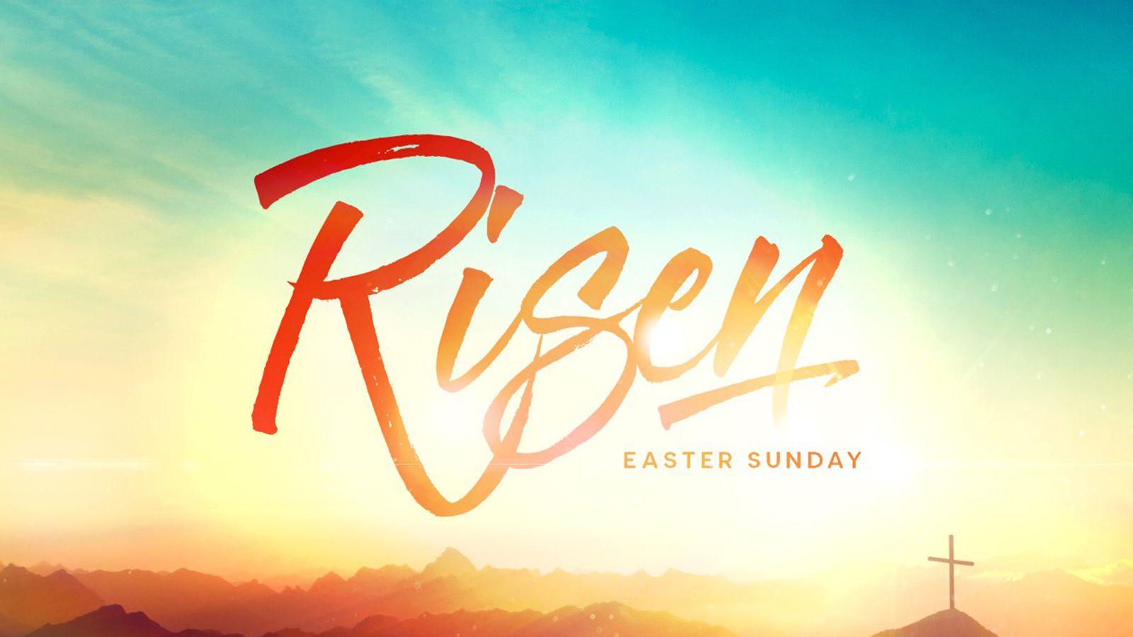 He Is Risen Wallpaper