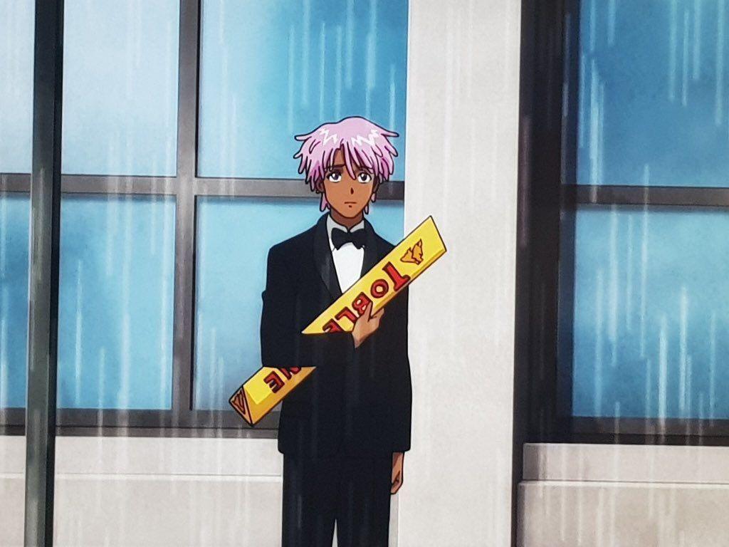 Neo Yokio's big Toblerone is real to the internet's delight