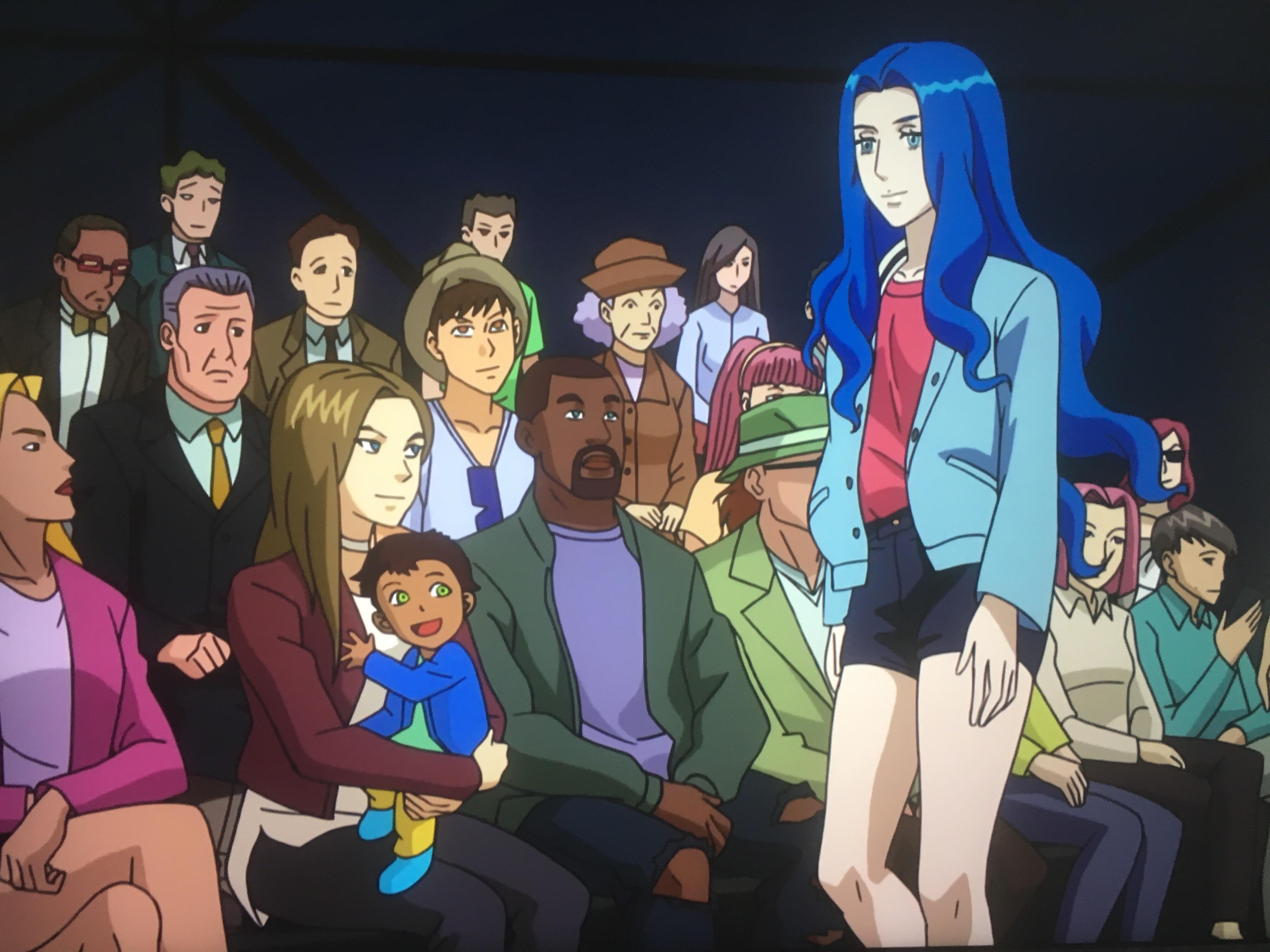 Kanye & Kim in Neo Yokio