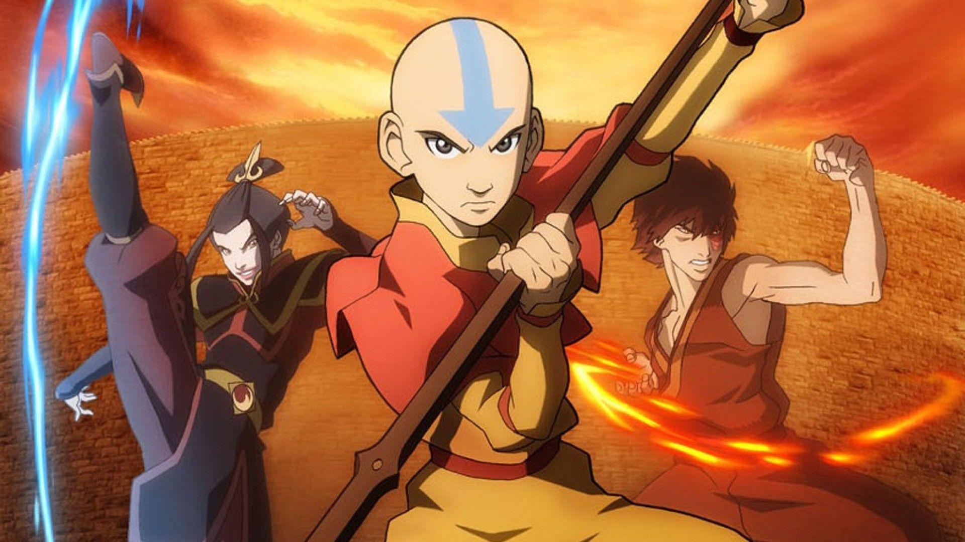 ScreenHeaven: Aang Avatar: The Last Airbender Azula Zuko desktop