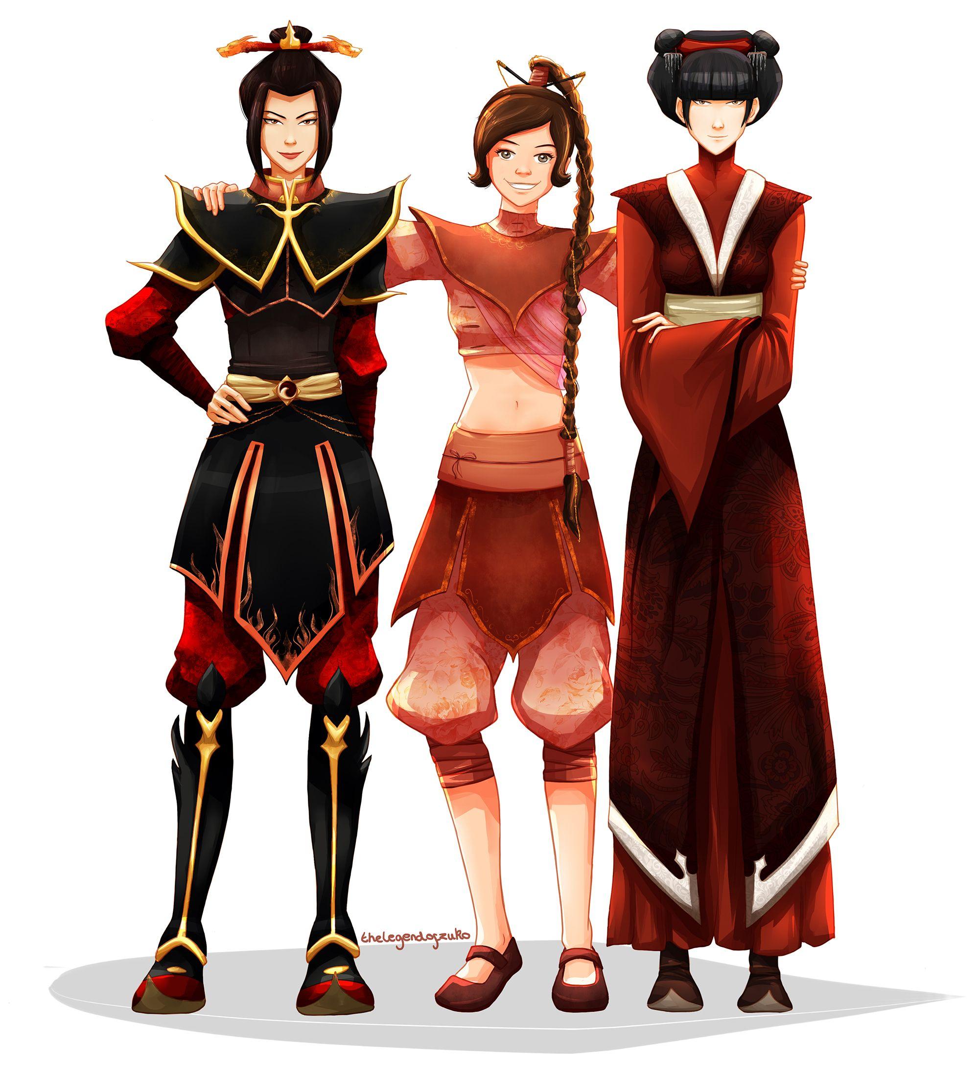 ty lee, mai and azula (faves)