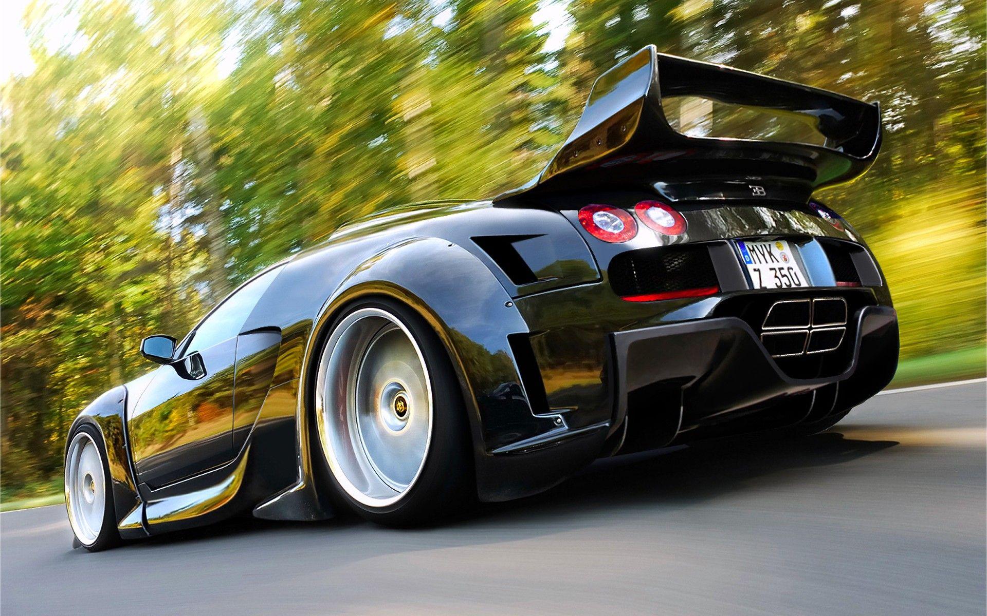 Cars Bugatti Veyron Vehicles Supercars Black Cars Low Angle Shot