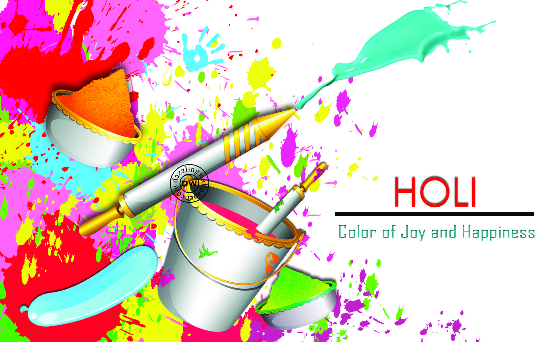 Cute Happy Holi 2018 Image and Wallpaper