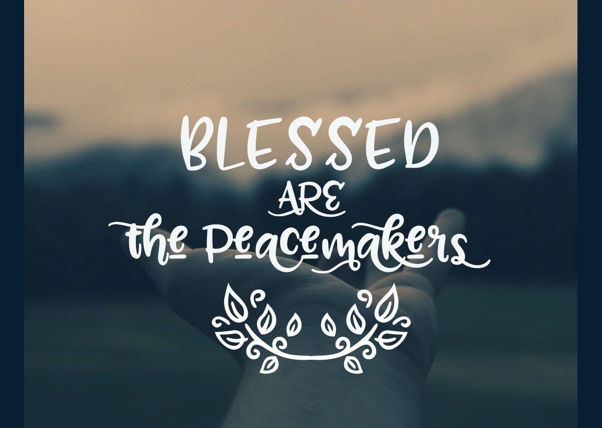 Beatitude Wallpaper: Blessed are the Peacemakers Southern Cross
