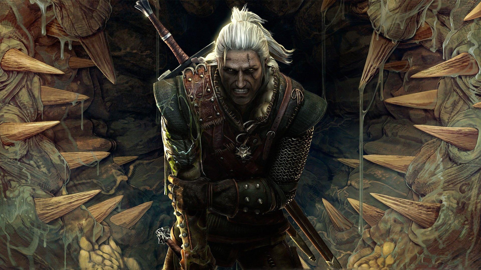 Geralt of Rivia from The Witcher HD wallpaper