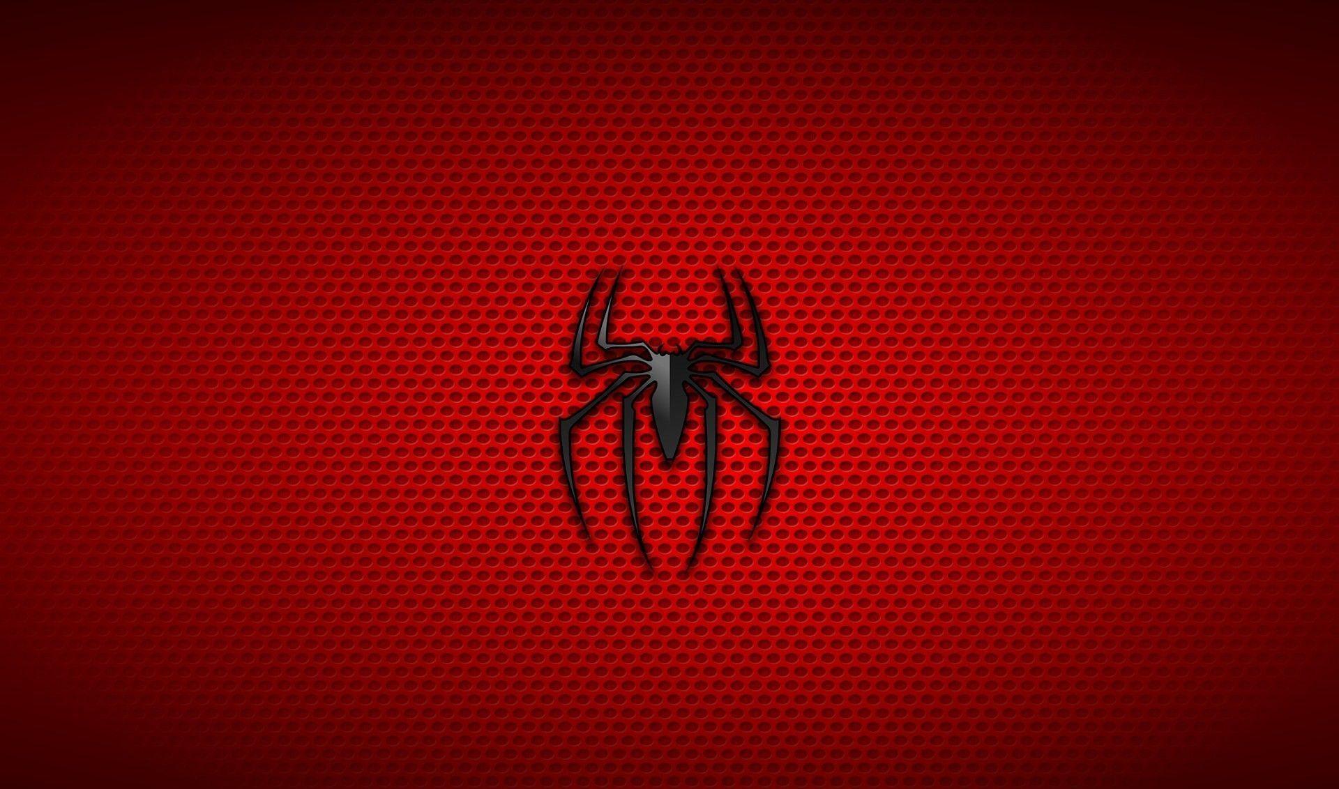 Red Spider Man Wallpaper Simple Dark Black Classic Collection