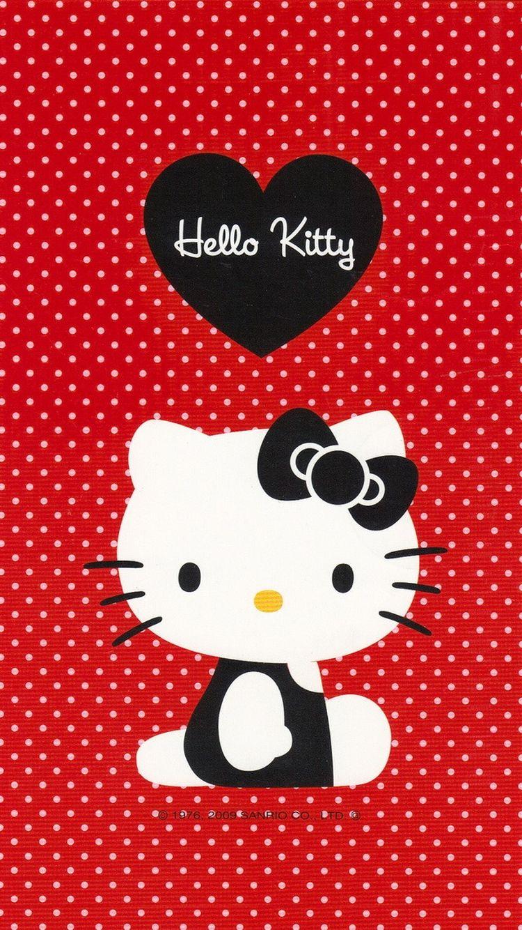 Red Hello Kitty iPhone 6 Wallpaper HD