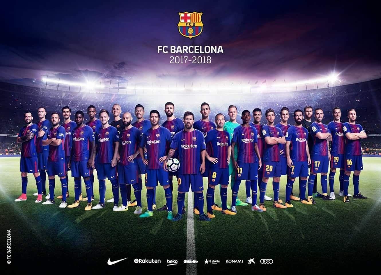 Fc Barcelona 2022 Team Wallpaper