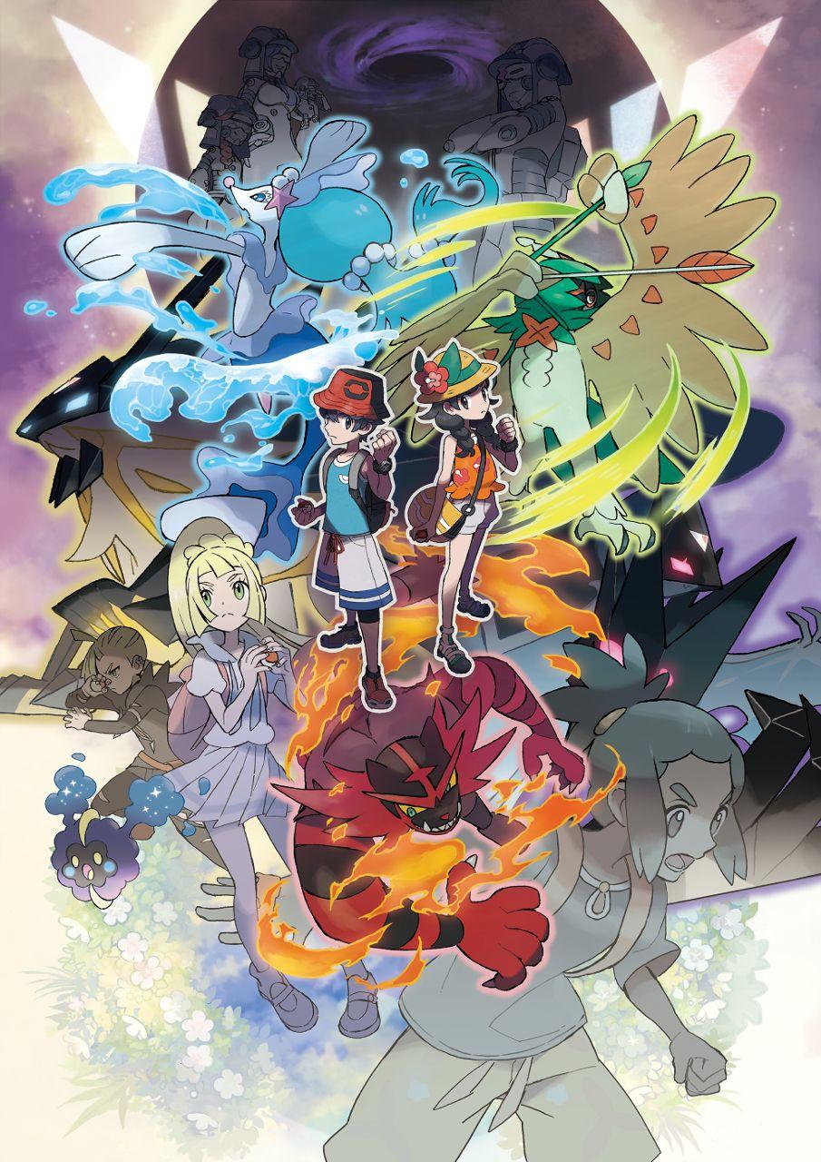 Pokemon Characters Sun And Moon Wallpapers Wallpaper Cave
