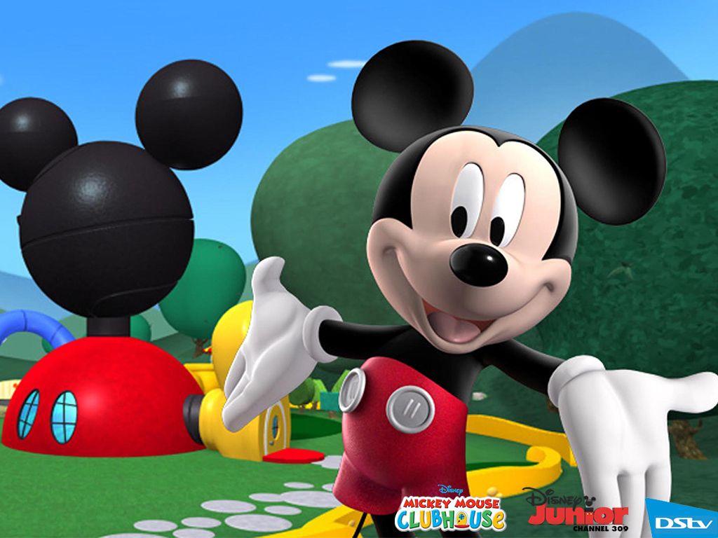 mickey mouse clubhouse background vector