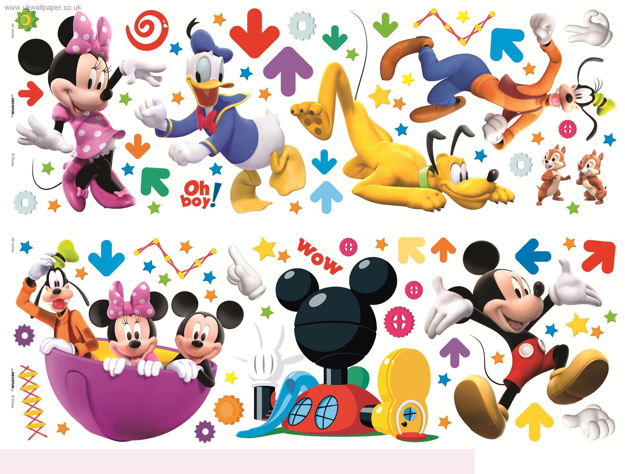 mickey mouse clubhouse background vector