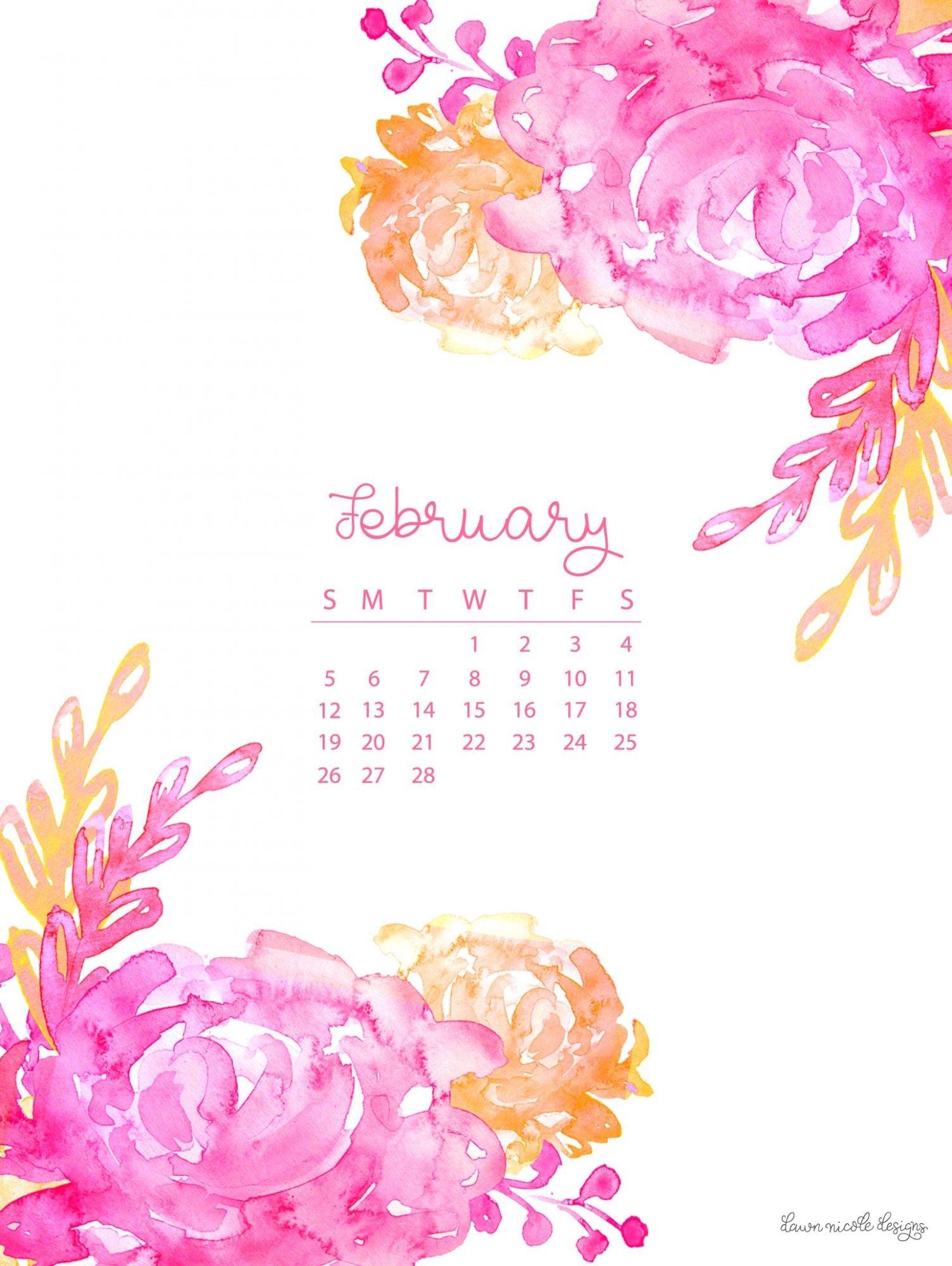 Wallpaper with Calendar 2018