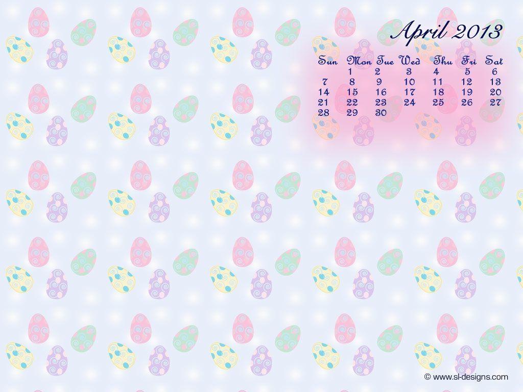 April 2018 Calendar Wallpaper. Top Design