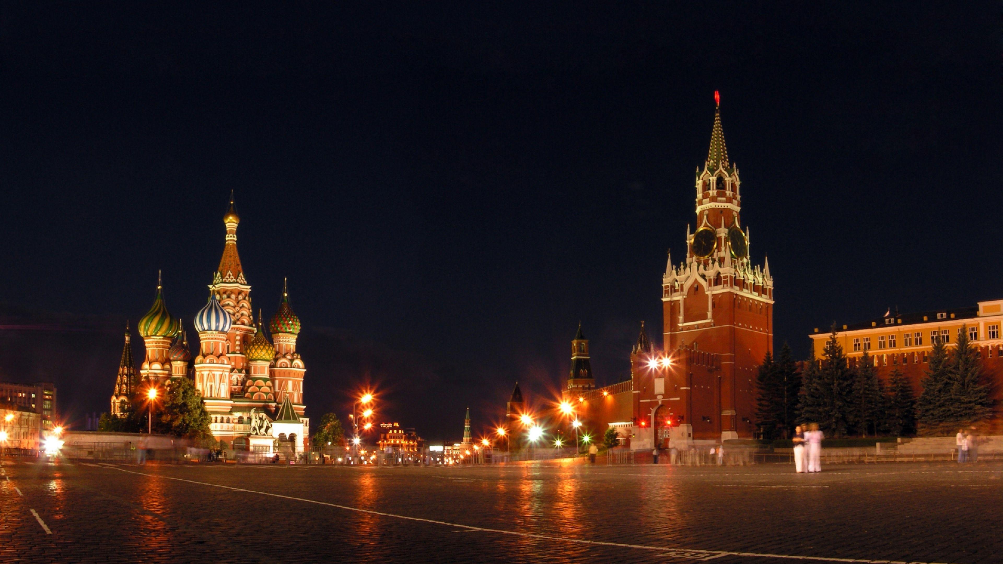 Wallpaper Capital, Russia, Moscow, Red Square, Kremlin 3840x2160
