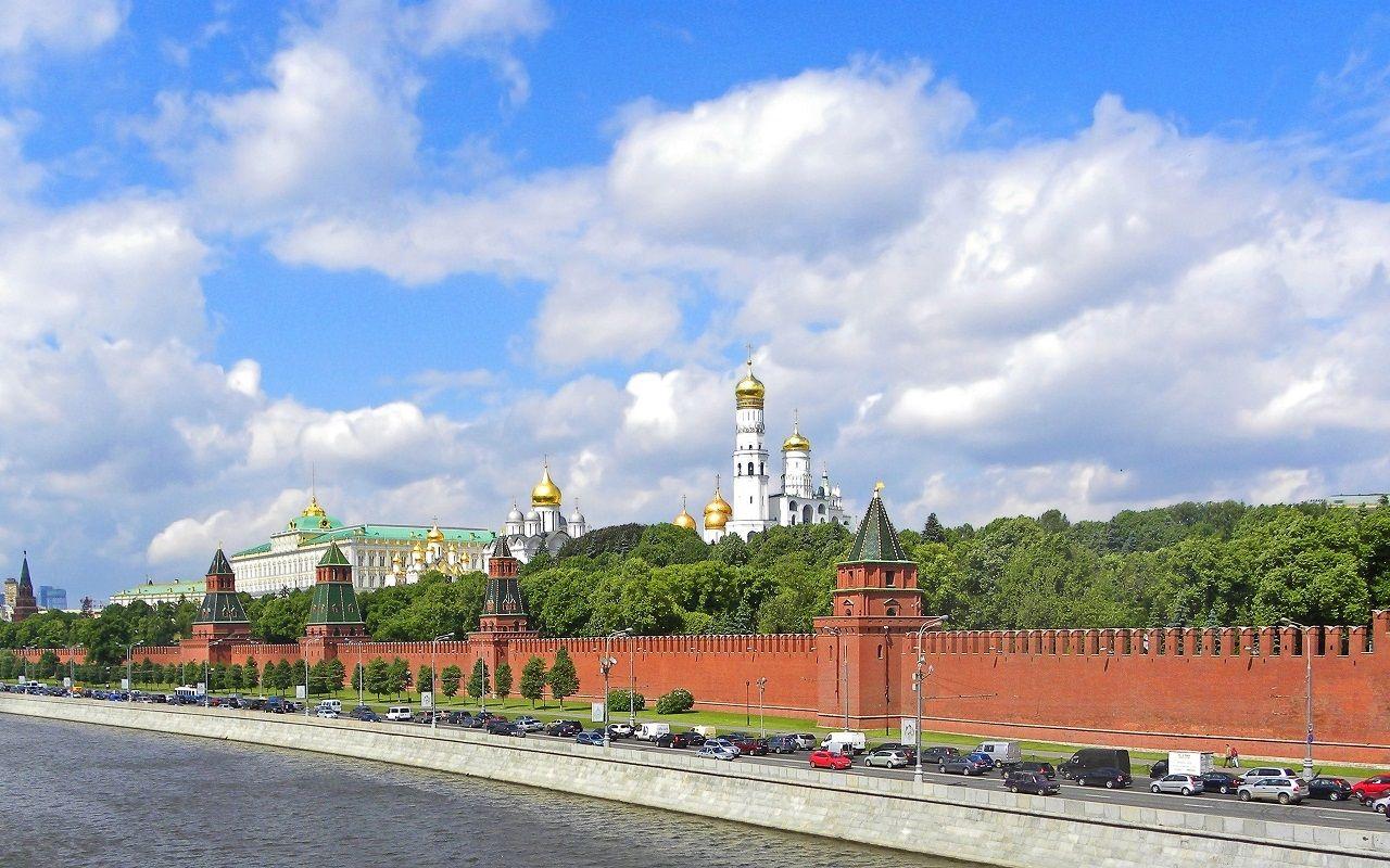 Old City Moscow Beautiful HD Kremlin Palace Wallpaper