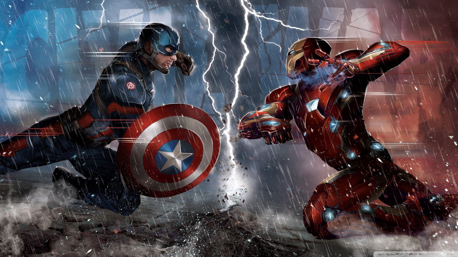 Captain America Civil War Concept ❤ 4K HD Desktop Wallpaper