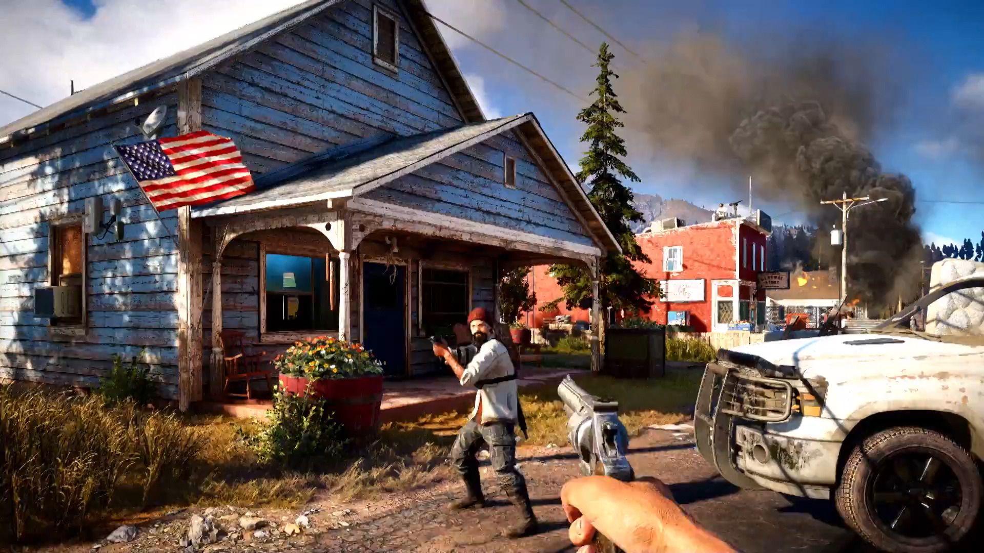 Far Cry 5 Trailer Showcases Intense Co Op Action
