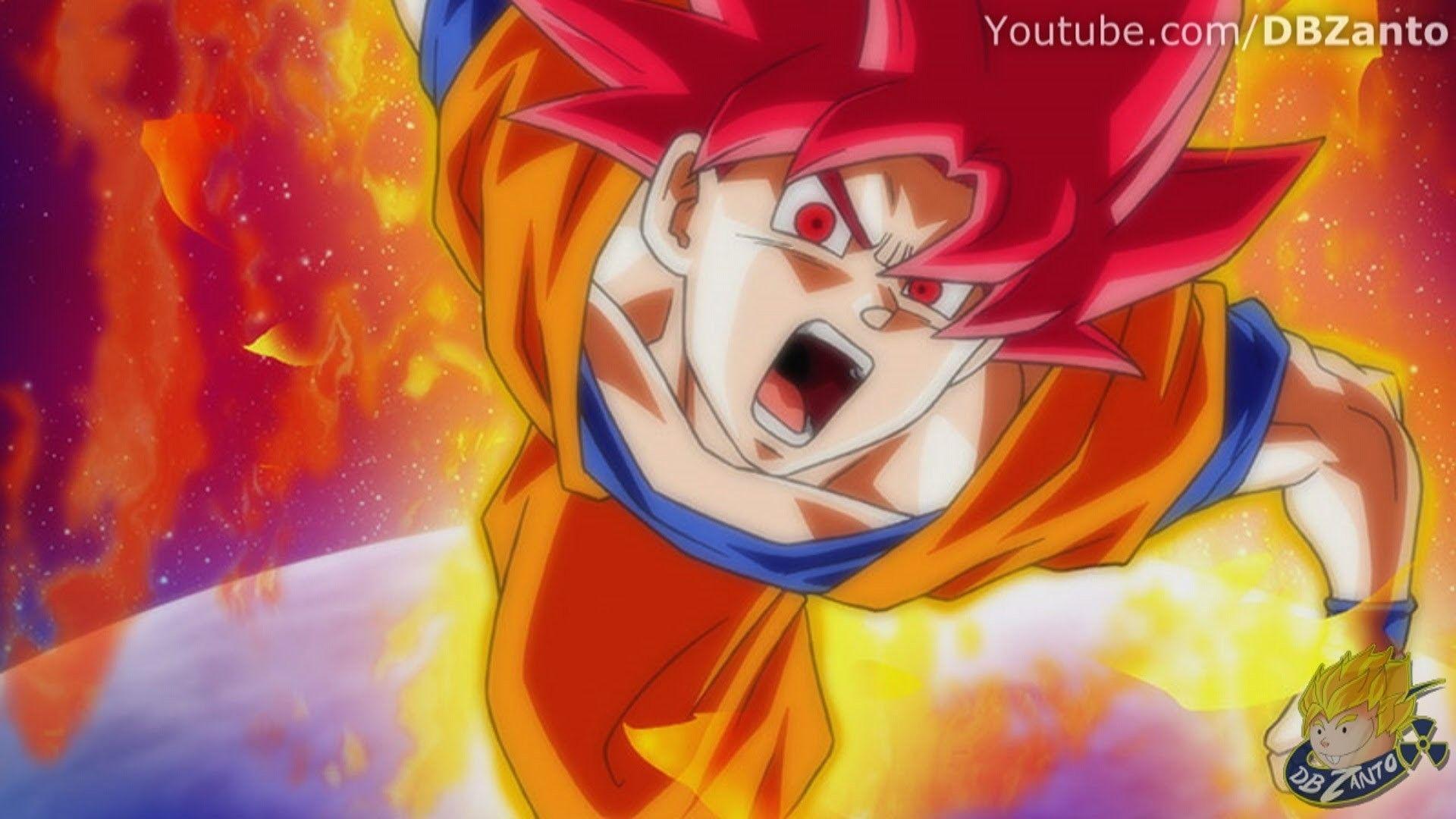 Dragon Ball, Dragon Ball Super, Goku, Super Saiyan God, HD wallpaper