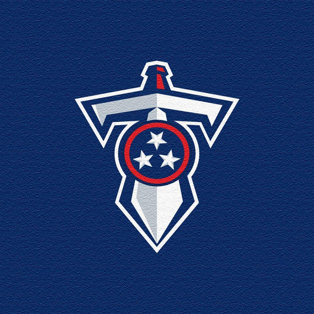 iPad Wallpaper with the Tennessee Titans Team Logos