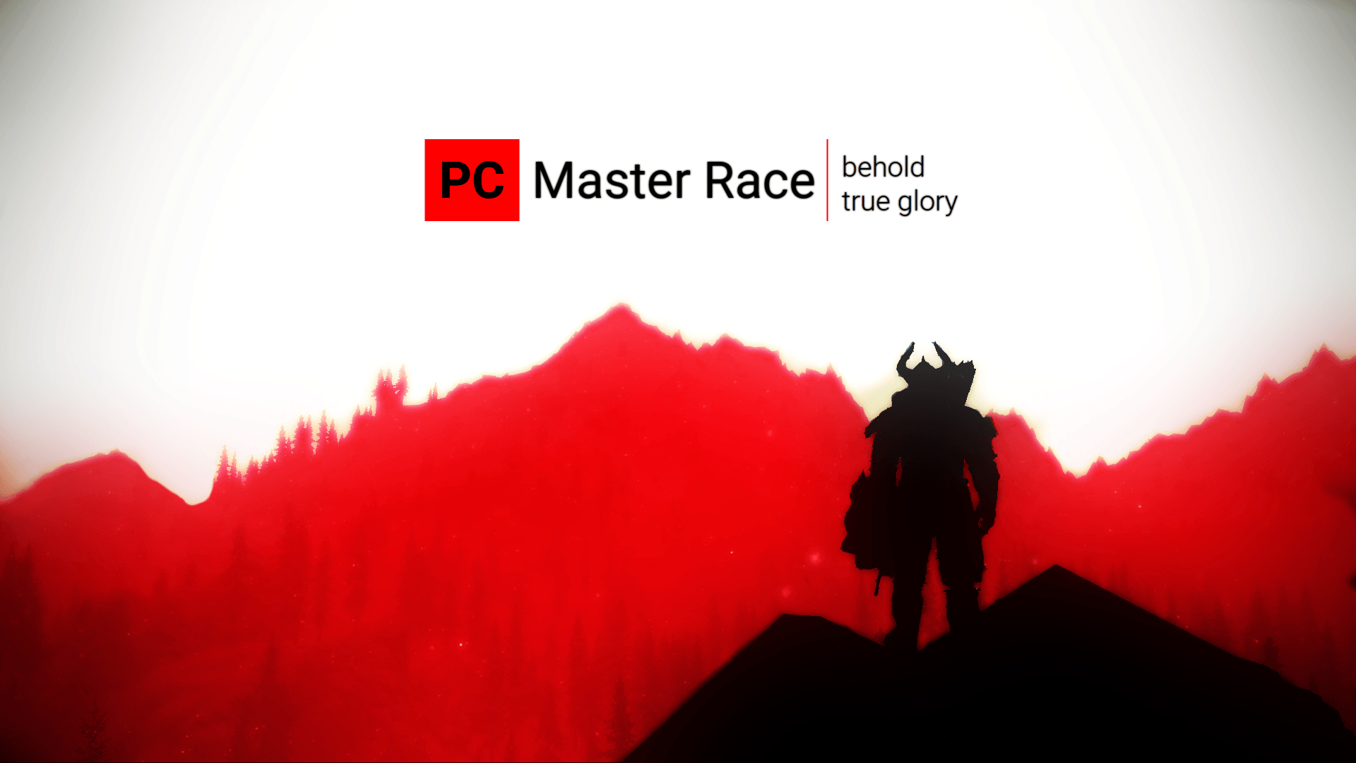 We're not done yet (PCMR wallpaper generator)