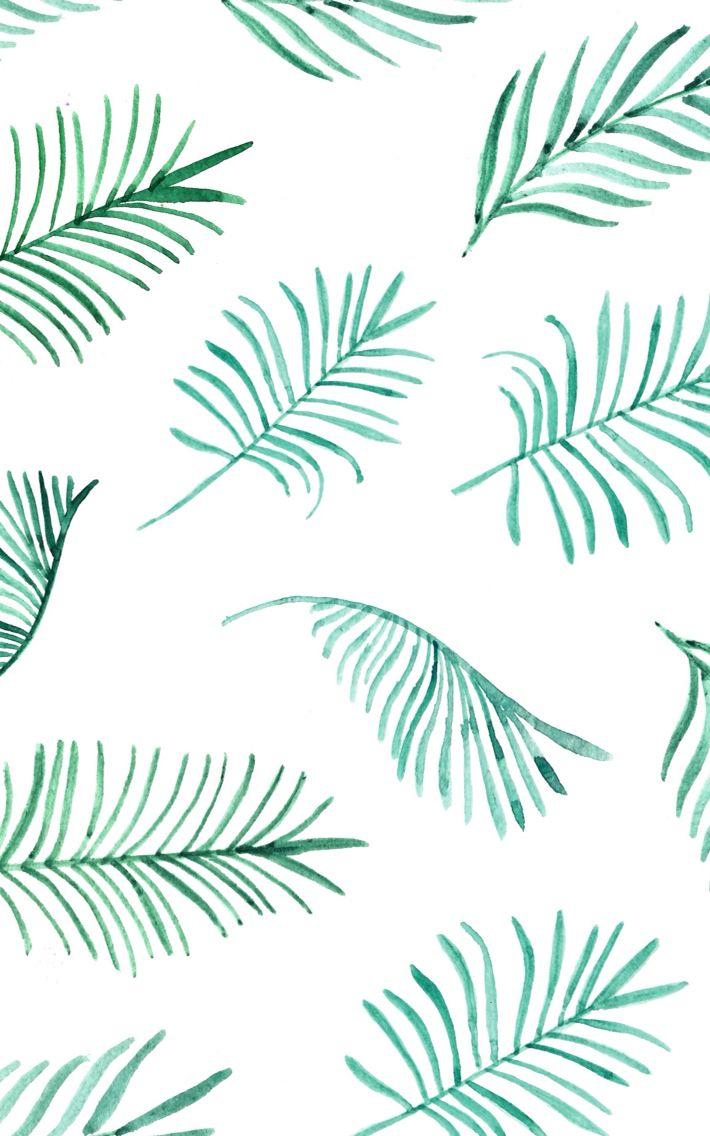 Palm Leaves Design Love Fest January Wallpaper Wp5407758