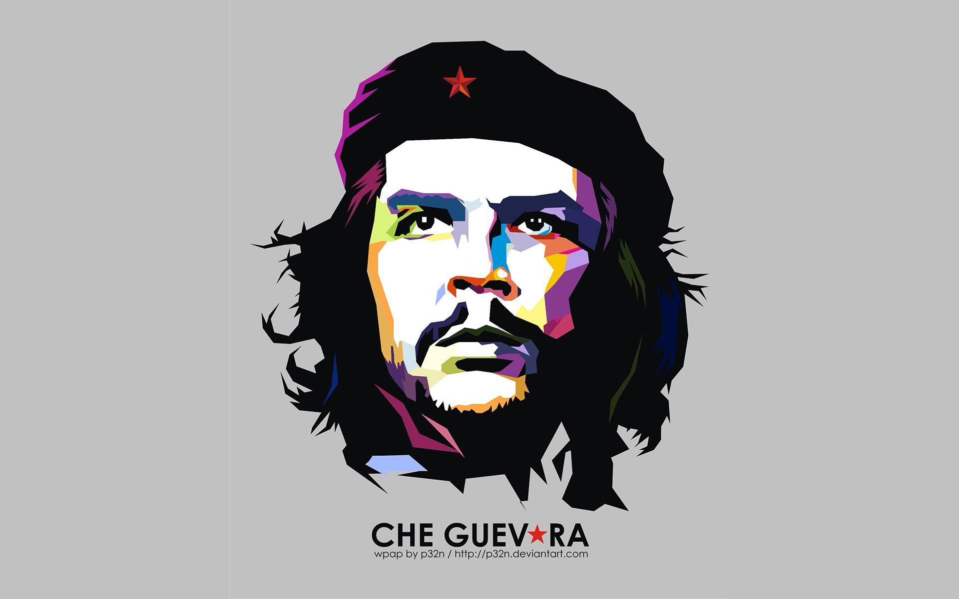 Che Guevara on WPAP Design. Free Desktop HD Wallpaper. Image