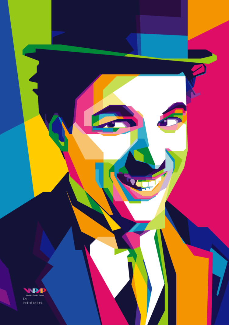 Charlie Chaplin in WPAP