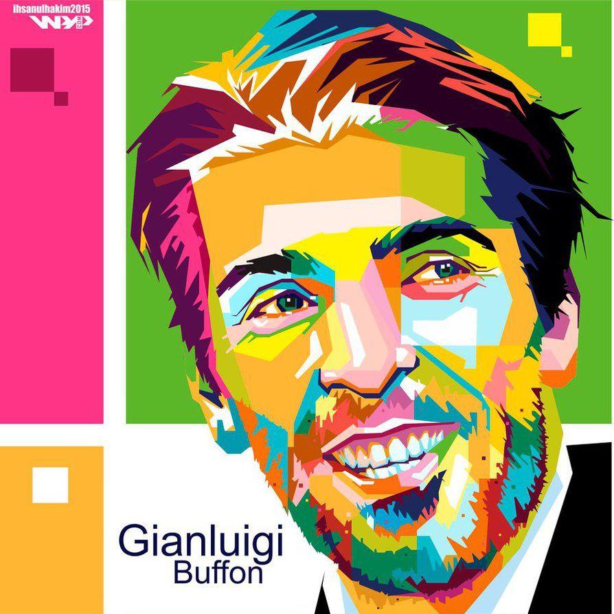 Buffon in WPAP. Art WPAP