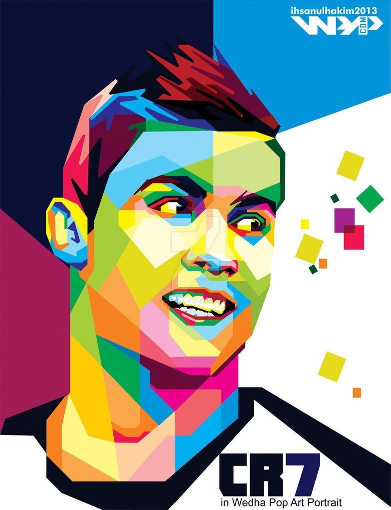 Christiano Ronaldo in WPAP by ihsanulhakim. Playet