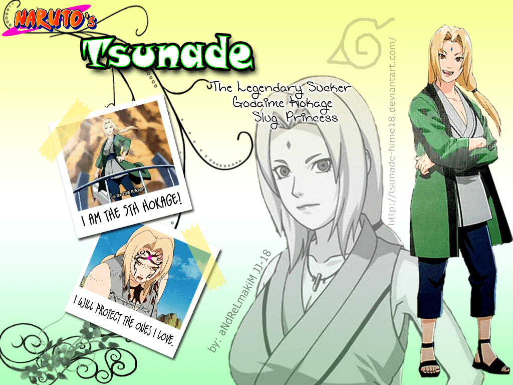 naruto vf wallpaper: Tsunade sama, The legendary Sannin