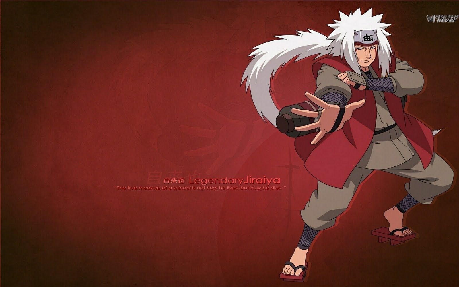 Jiraiya (自来也) was one of Konohagakure's Sannin. Naruto