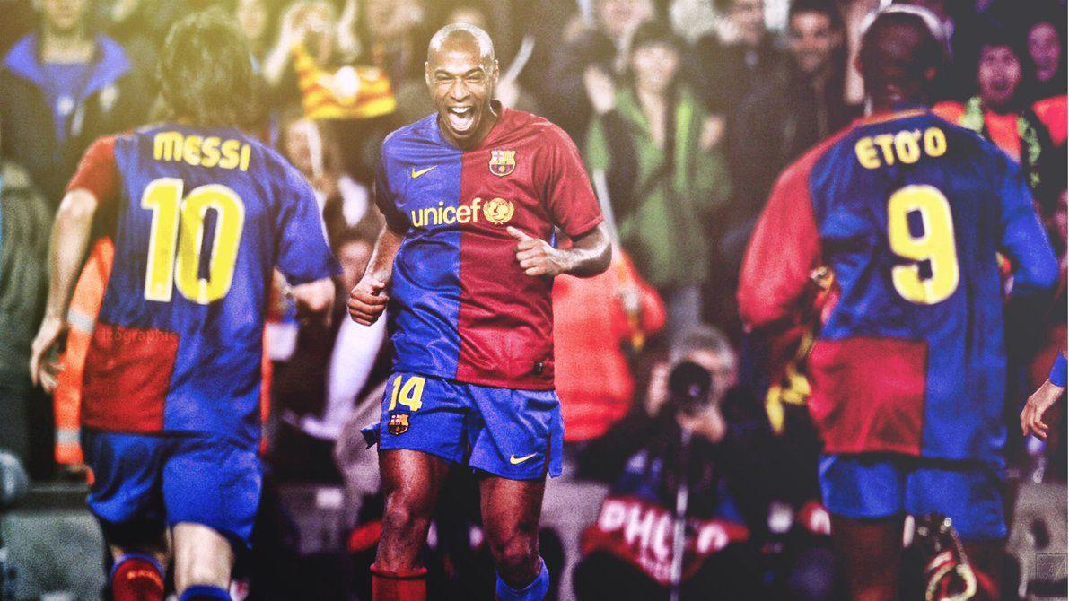 Thierry Henry Barcelona Effect Wallpaper HD!