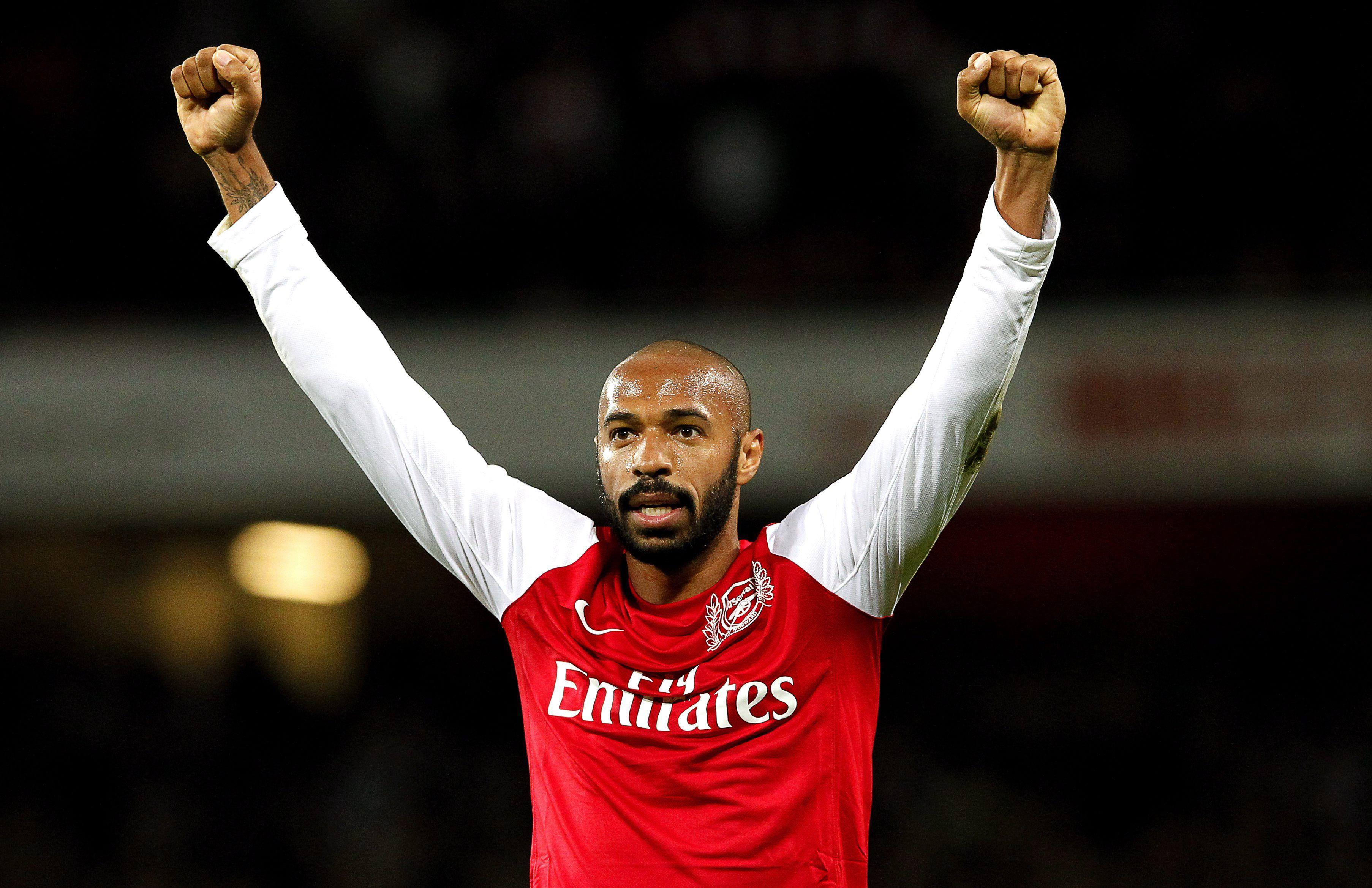 Thierry Henry Hands Up HD Wallpaper