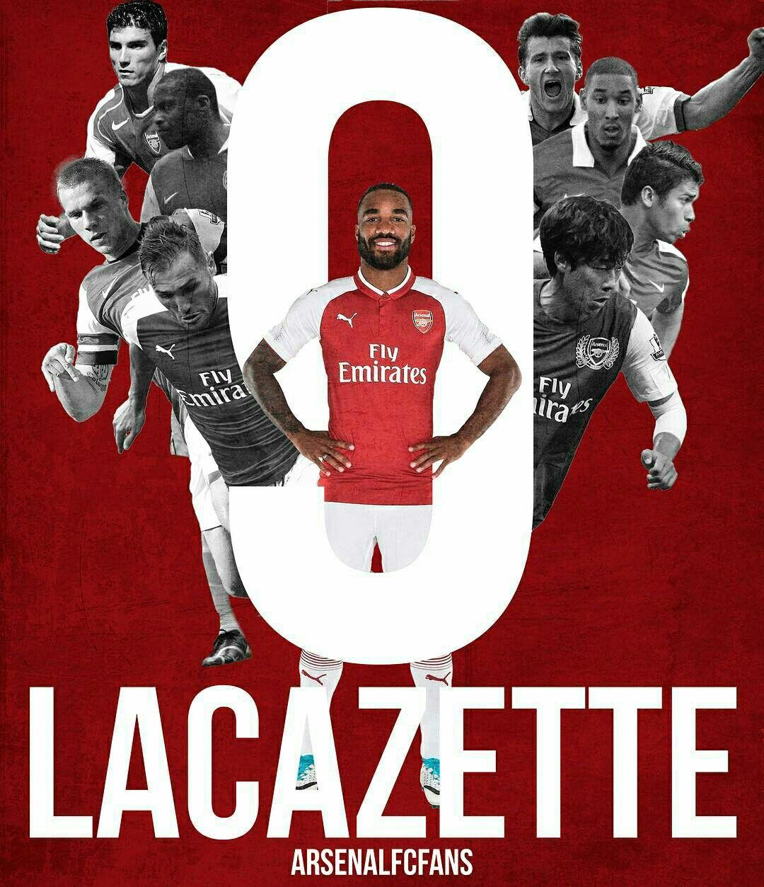 Alexandre Lacazette (9). PUMA Arsenal 2017 2018