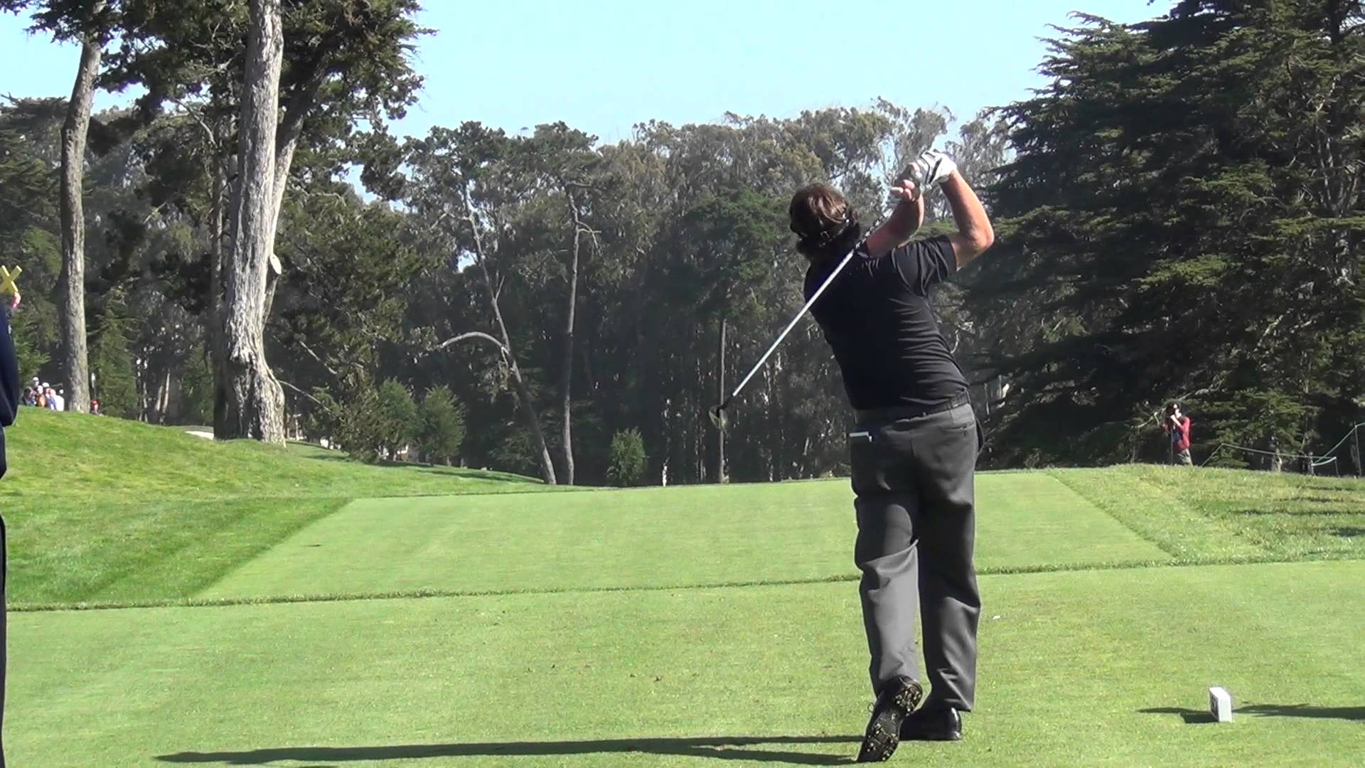 Phil Mickelson 2012 US Open Olympic Club Swingvision Slow Motion