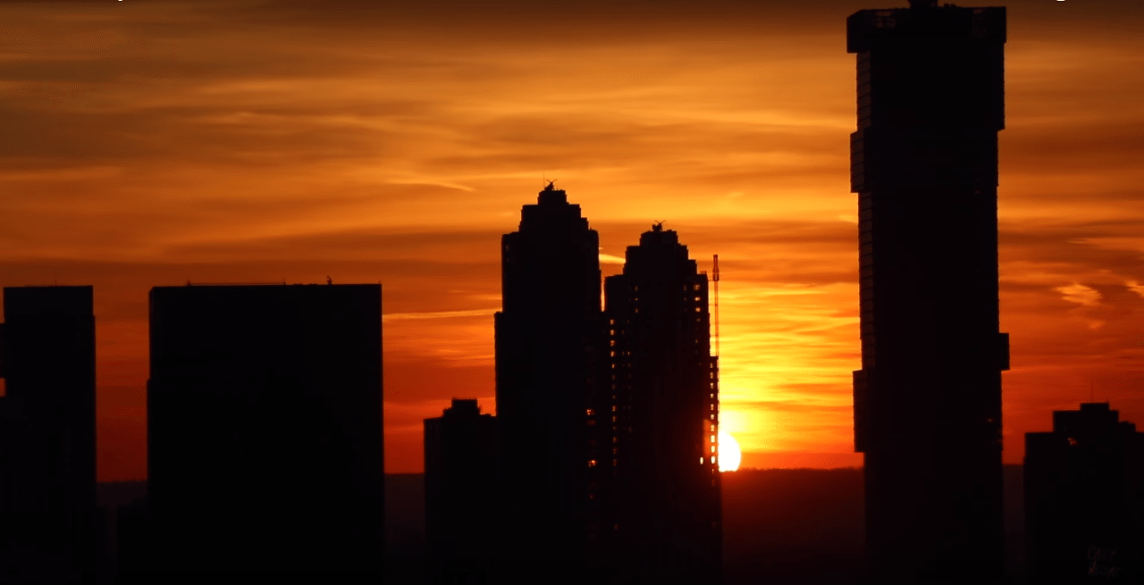 New York sunset A Casey Neistat time lapse screenshot