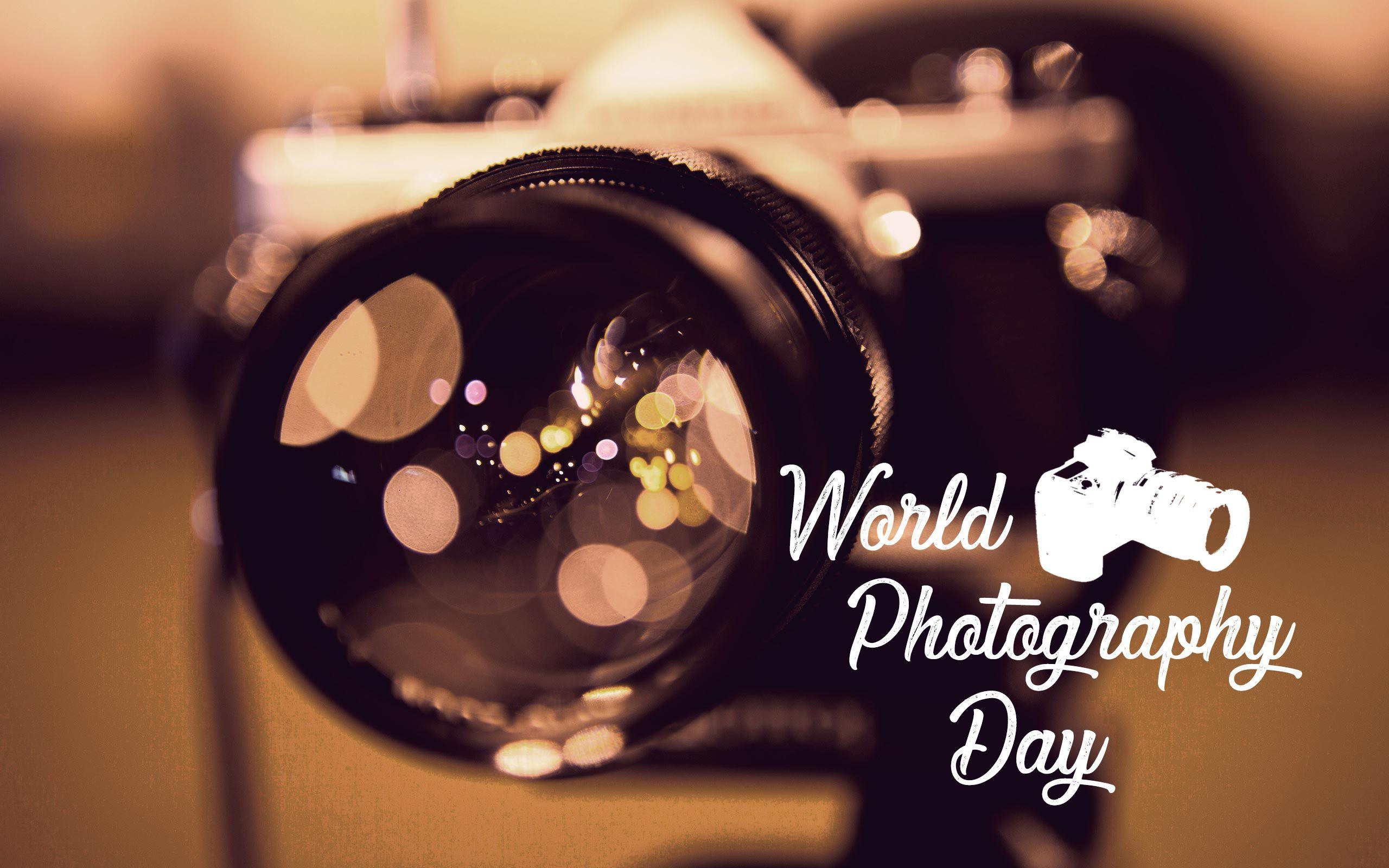 World Photography Day Camera Lens HD Wallpaper