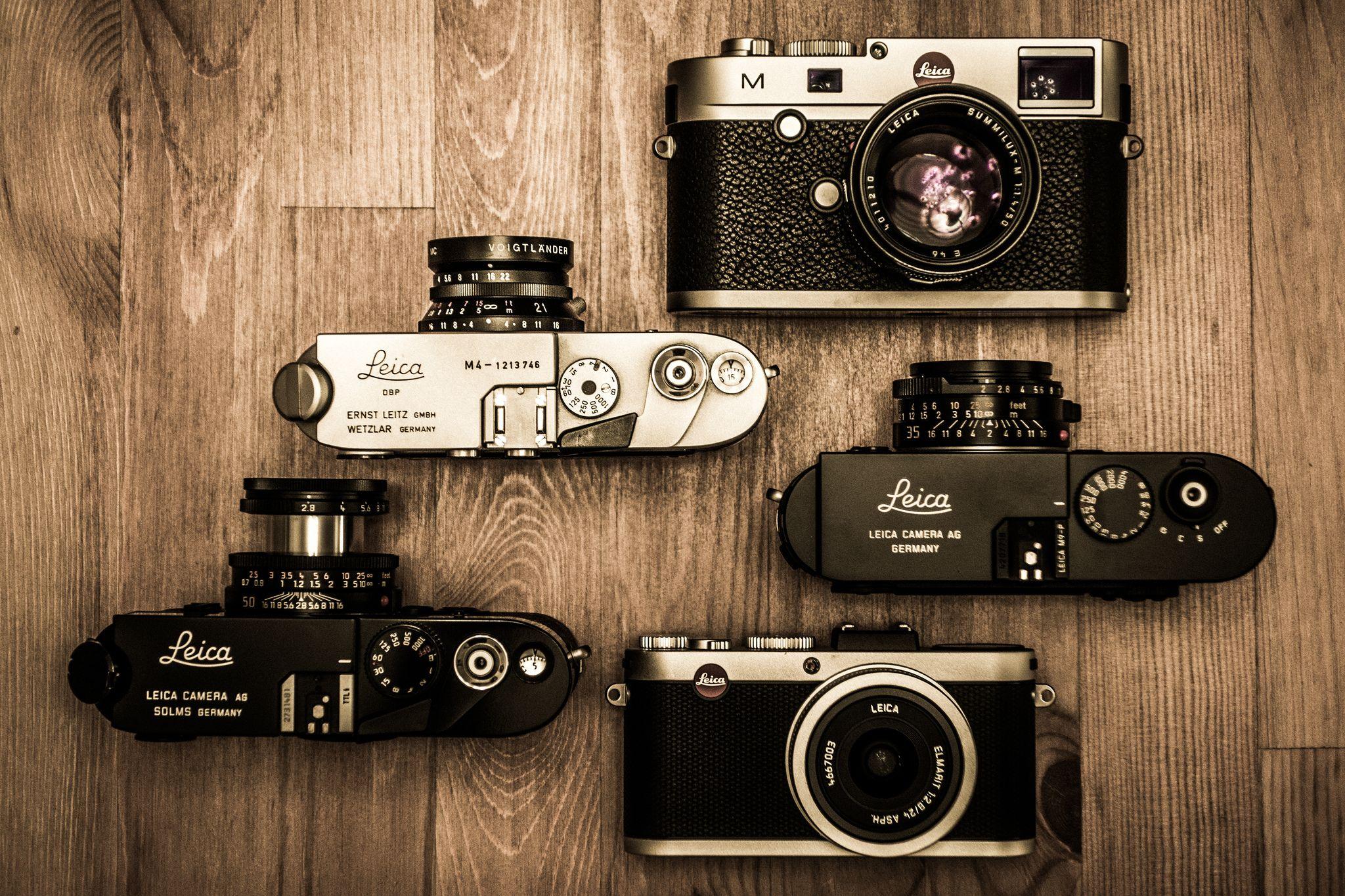 All Leica Cameras Wallpaper Wide Wallpaper