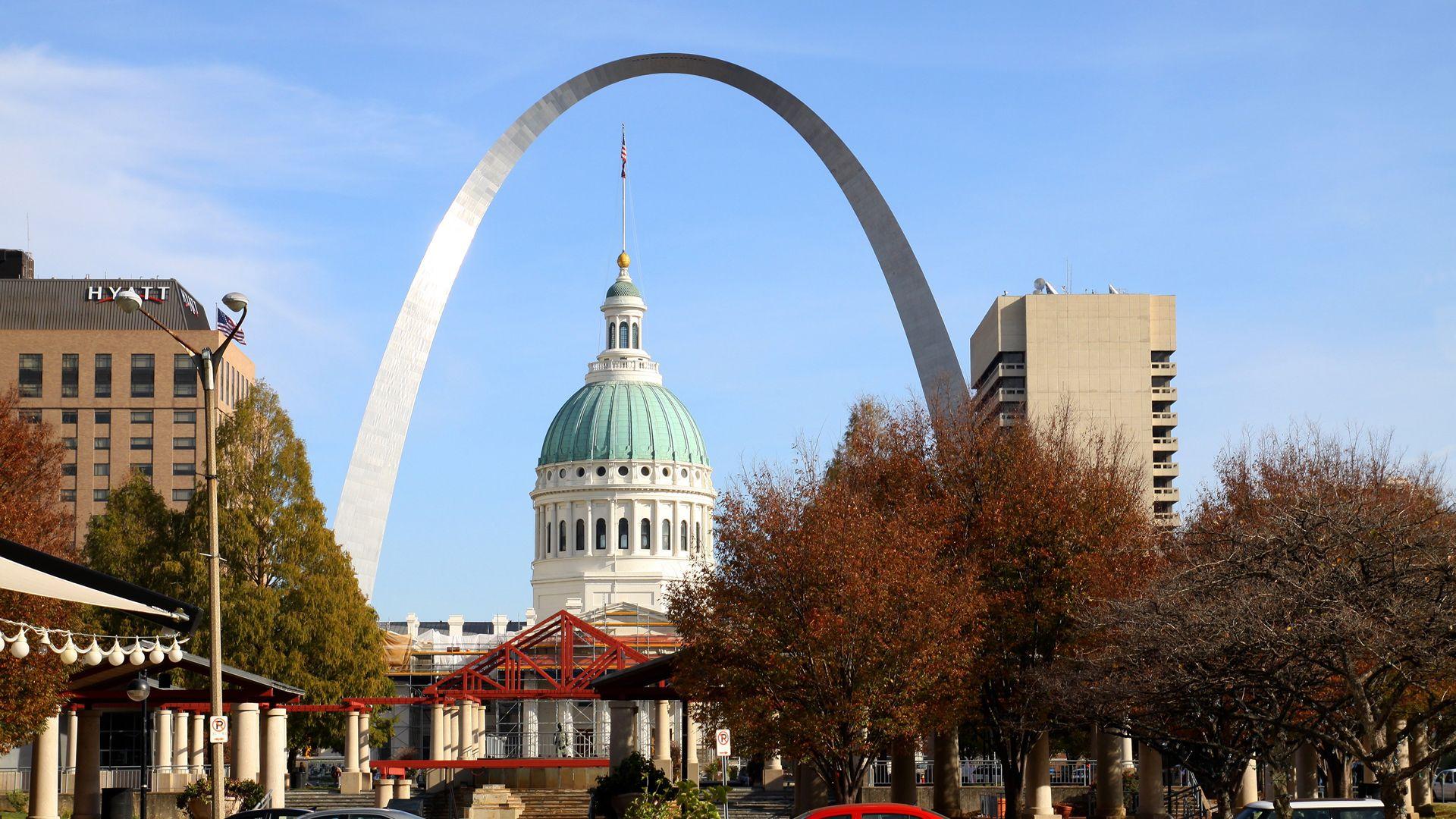 Gateway Arch completed 1965