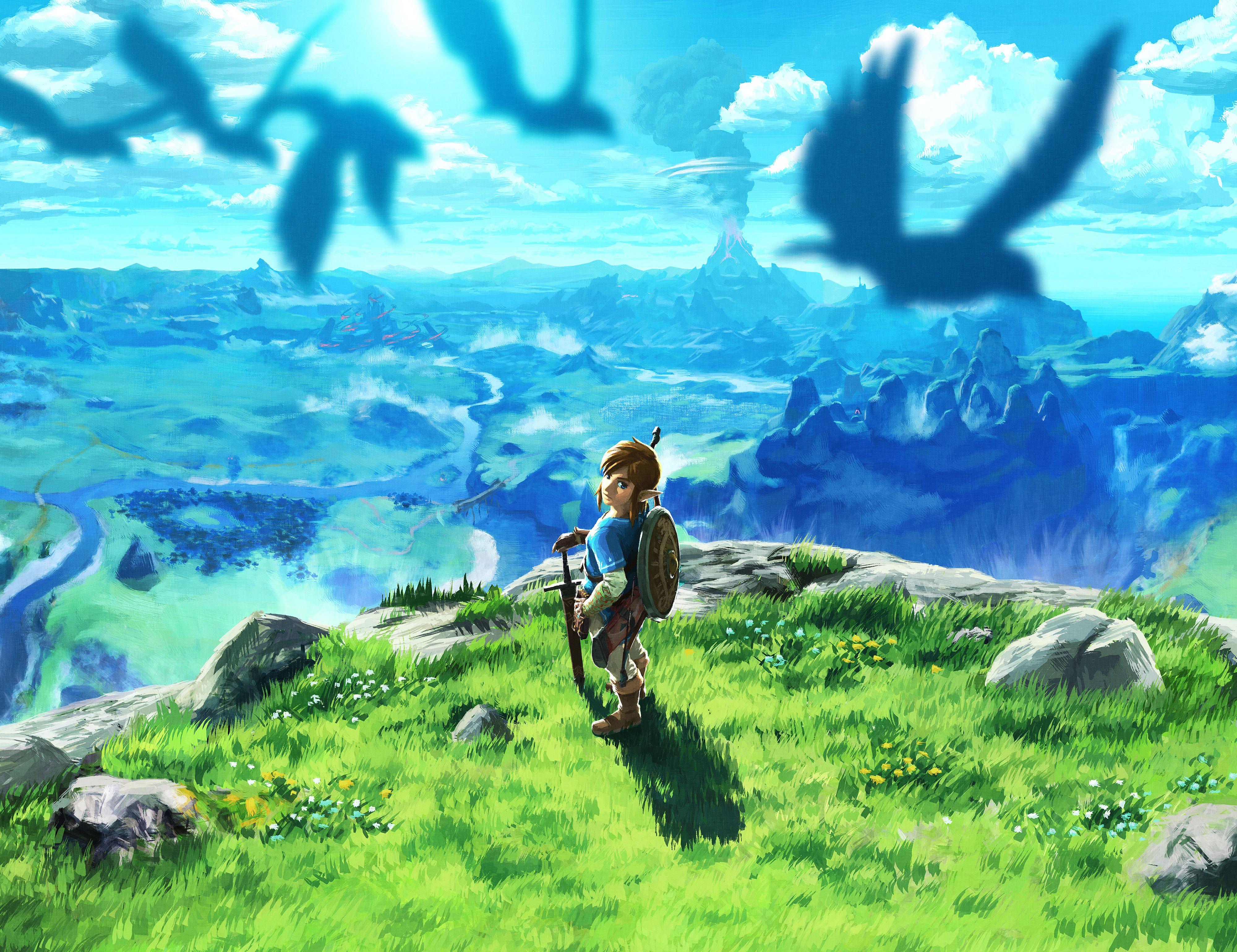 Wallpaper The Legend of Zelda: Breath of the Wild, 4K, Games