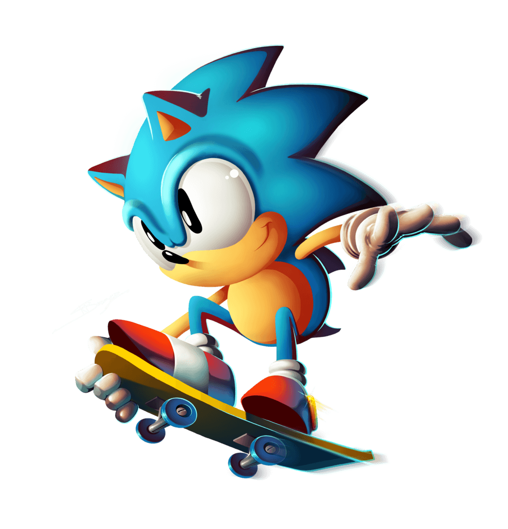 Sonic The Hedgehog By Sergio Borges