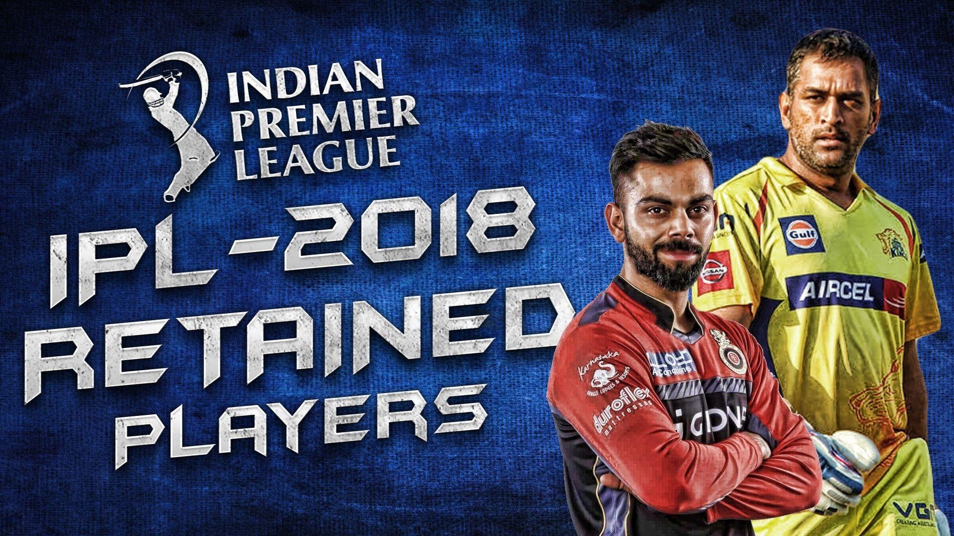 Ipl 2018 Retention: Players Who Have Been Retained By All 8 Teams