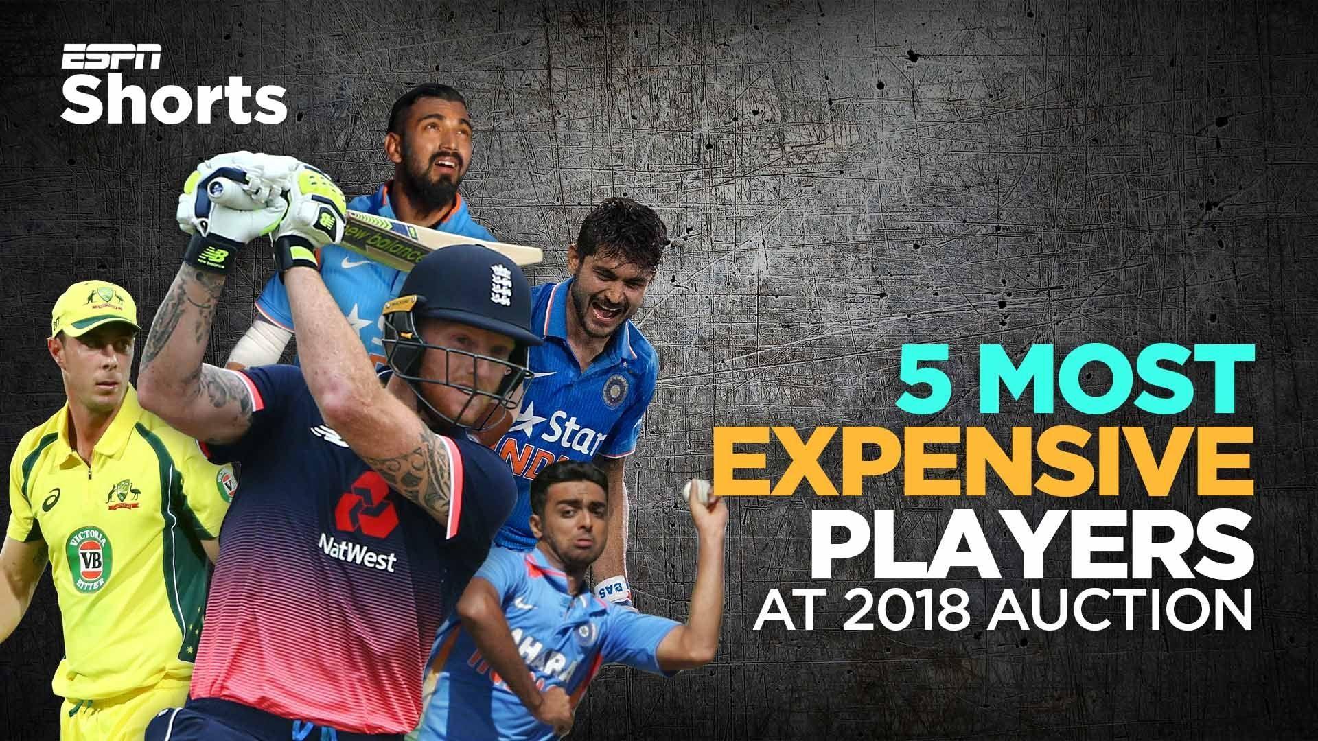News and Analysis, IPL 2018. The five most expensive players at