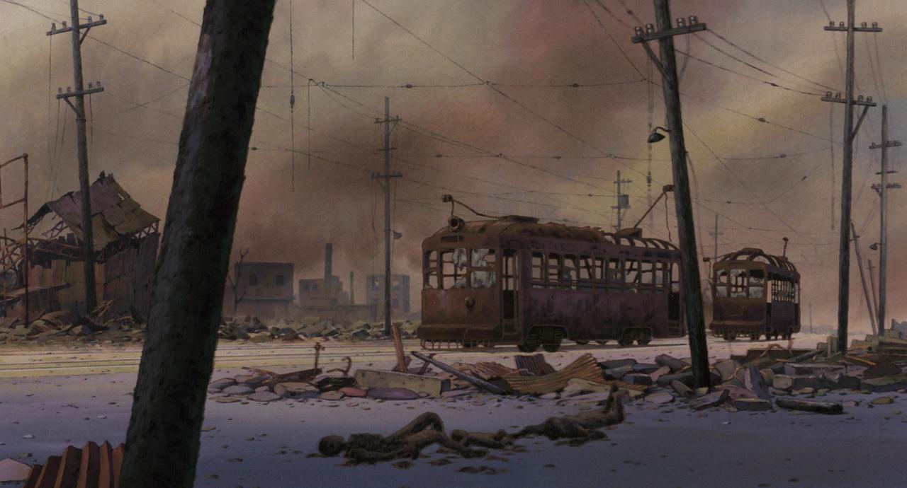 1k my gifs hayao miyazaki scenery studio ghibli grave