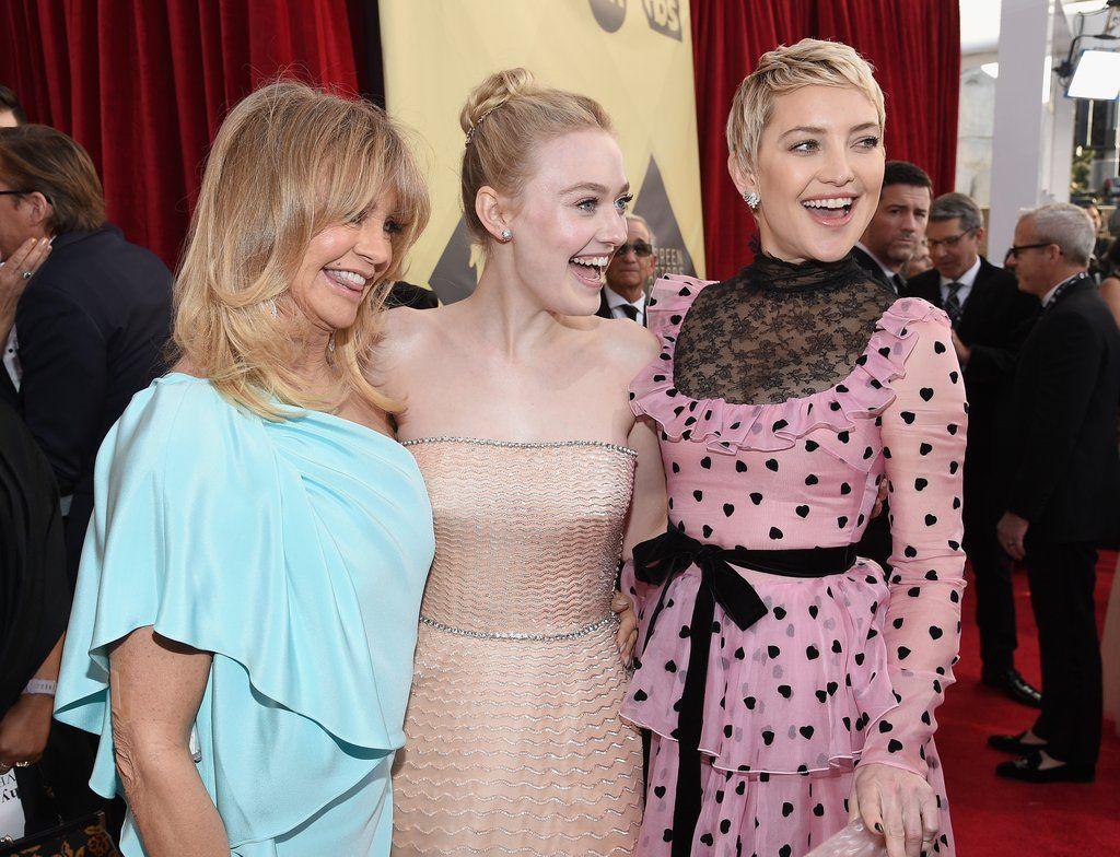 Goldie Hawn and Kate Hudson at the 2018 SAG Awards. POPSUGAR