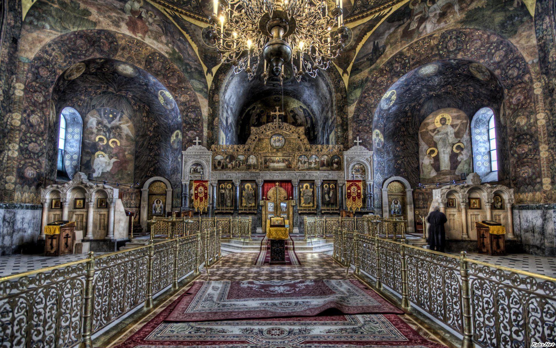 beautiful churches. HD Inside A Beautiful Orthodox Church Hdr