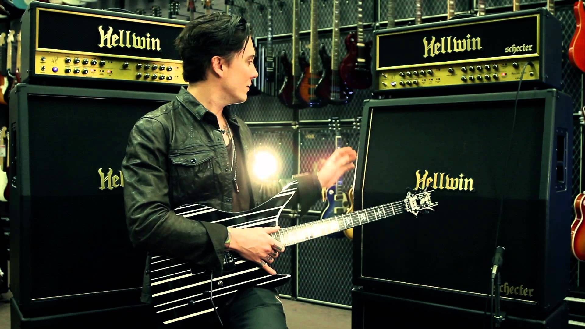 Songs in Synyster Gates Schecter Hellwin Signature Amp At: Guitar