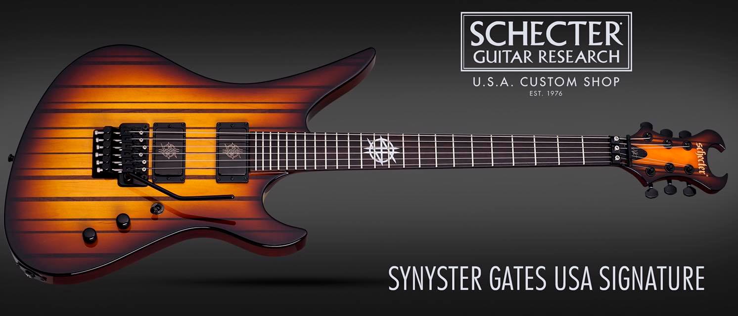 Schecter Guitars Custom Shop SYNYSTER GATES USA signature. A7X
