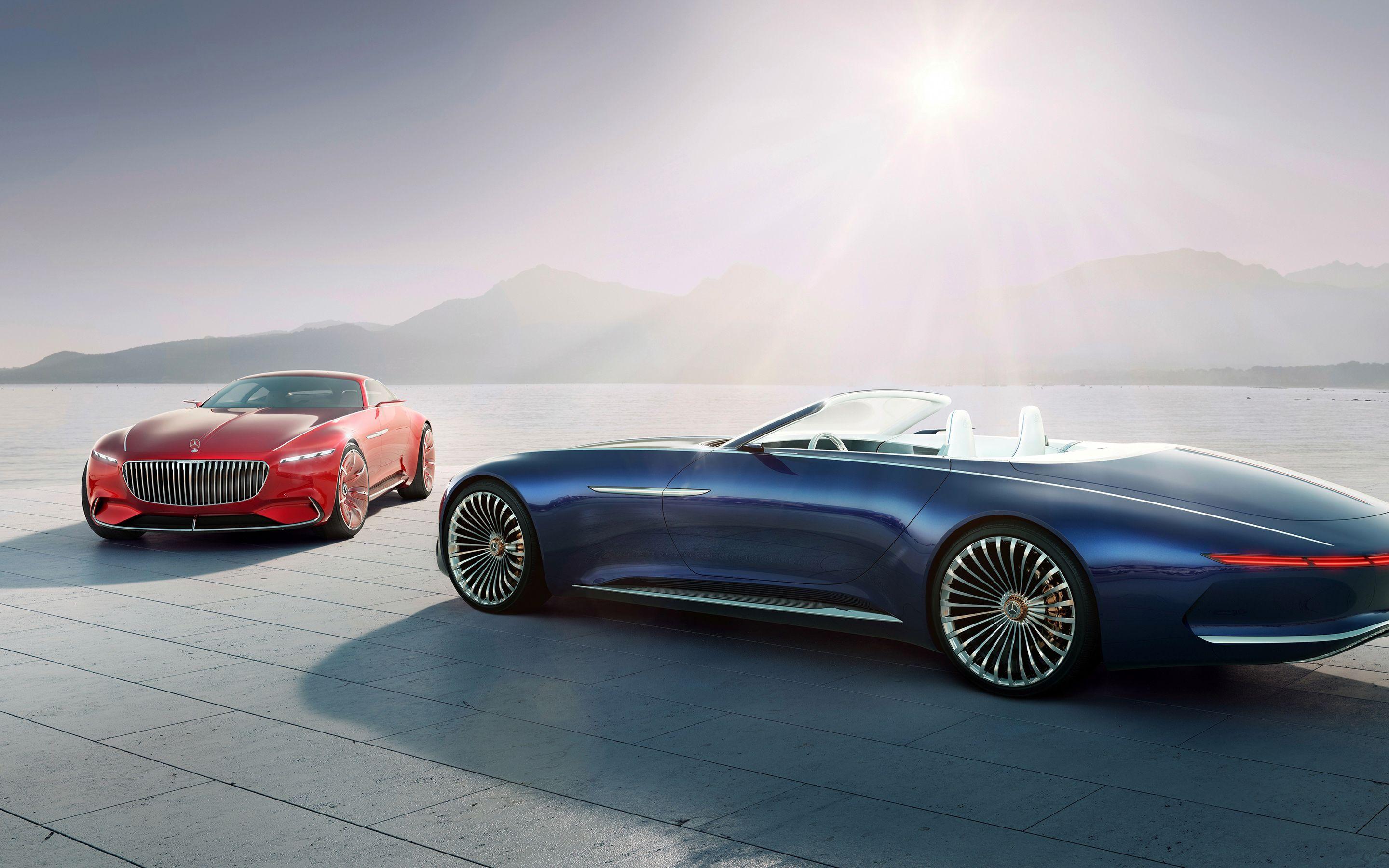 Vision Mercedes Maybach 6 Coupe Cabriolet 4K Wallpaper. HD